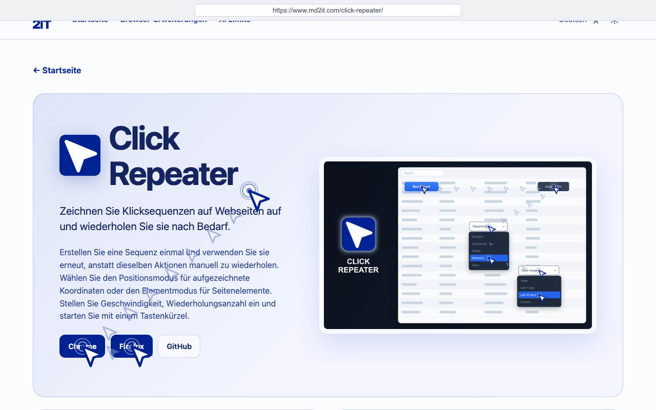 Click Repeater — screenshots 2