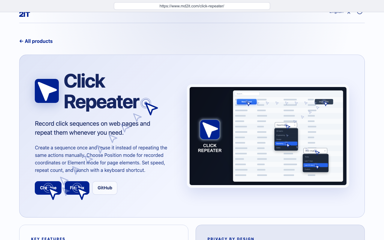 Click Repeater — screenshot 2