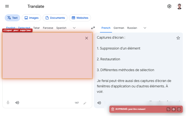 Element Deleter — captures d'écran 3